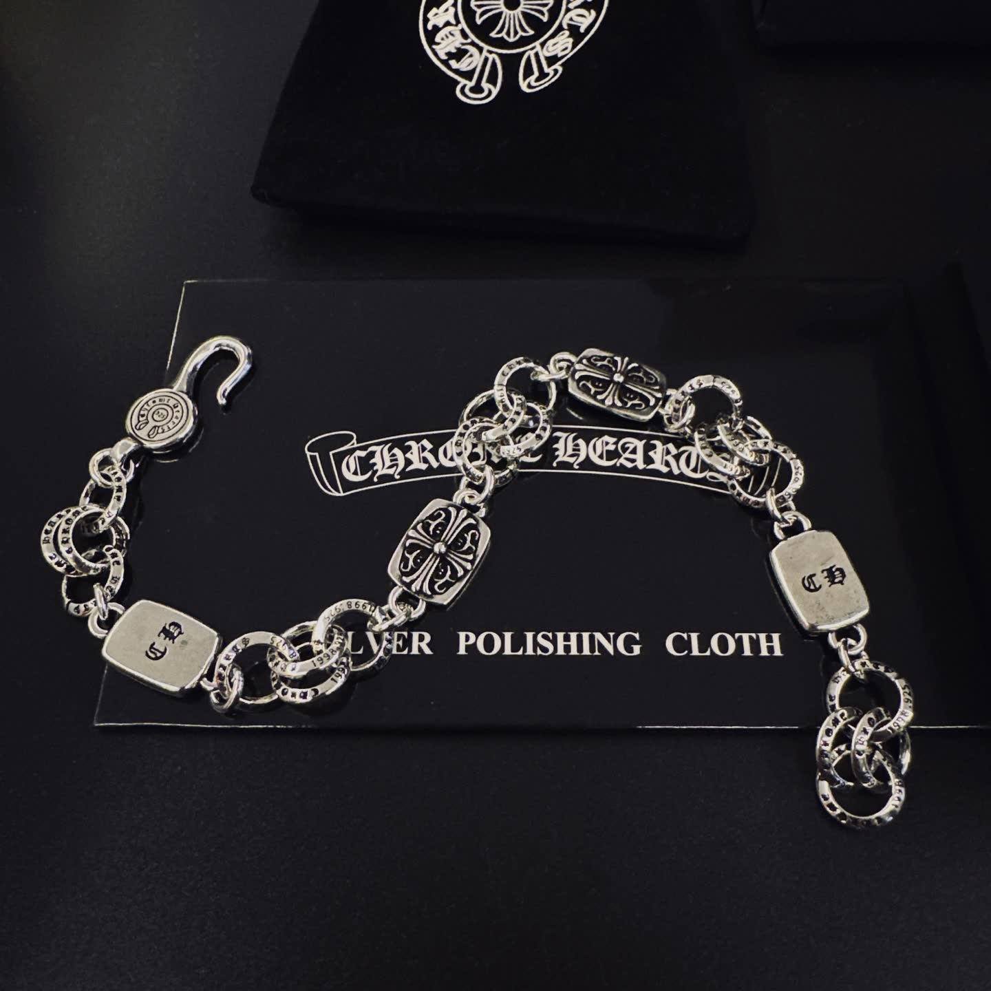 Chrome Hearts Sterling Silver Filigree Bracelet